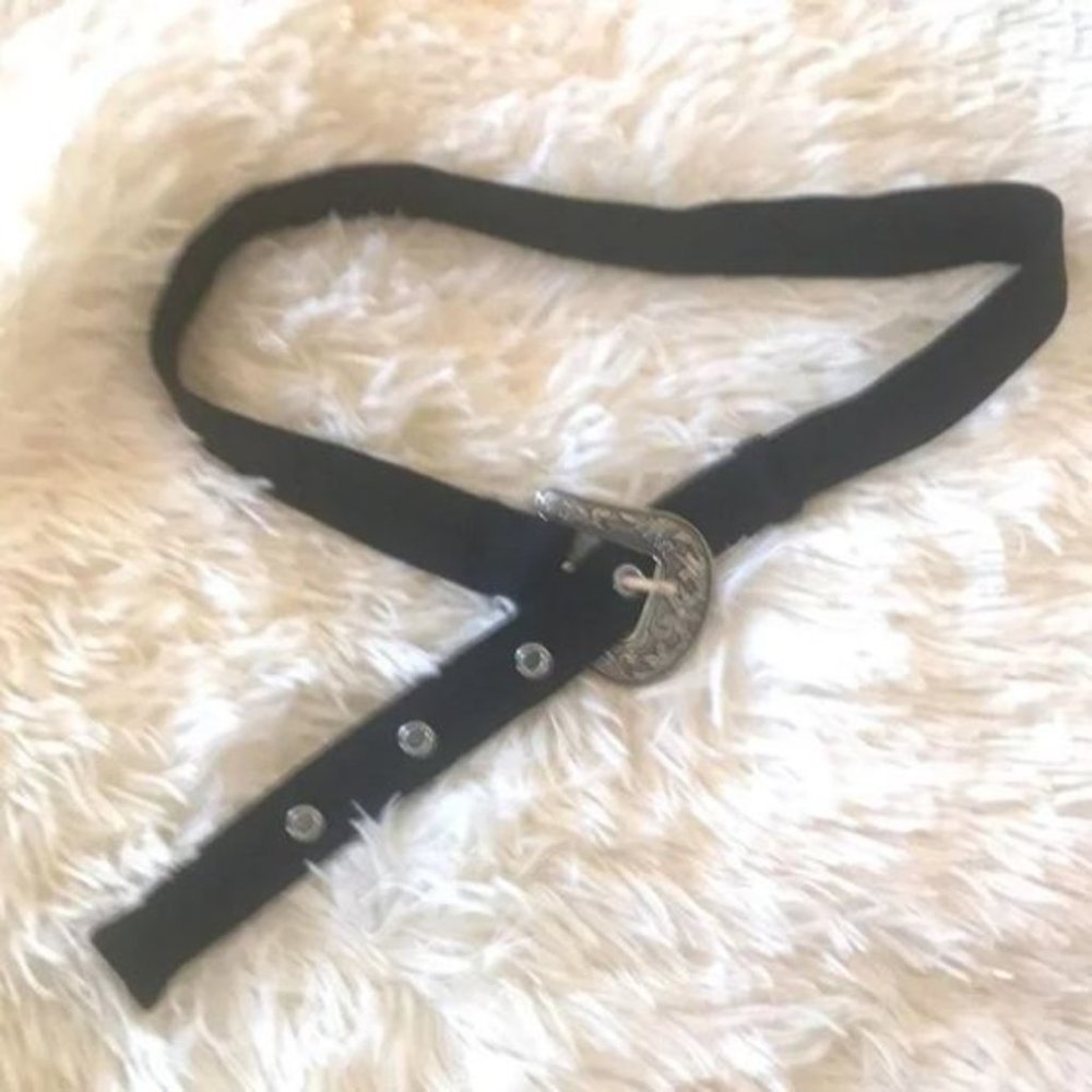 women's Black and silver Belt